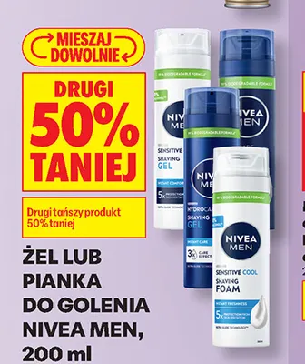 Żel do golenia Nivea Men promocja w Biedronka