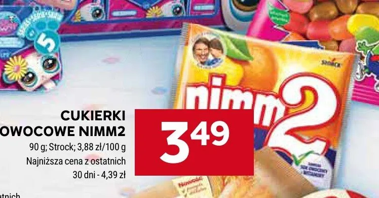 Cukierki owocowe Nimm2 promocja w Stokrotka