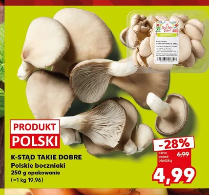 Boczniaki polskie K-Stąd Takie Dobre promocja w Kaufland