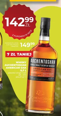 Whisky Auchentoshan American Oak promocja w Duży Ben