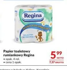 Papier toaletowy rumiankowy Regina 4-pak promocja w Makro