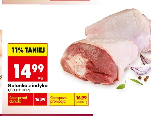 Golonka z indyka promocja w Biedronka