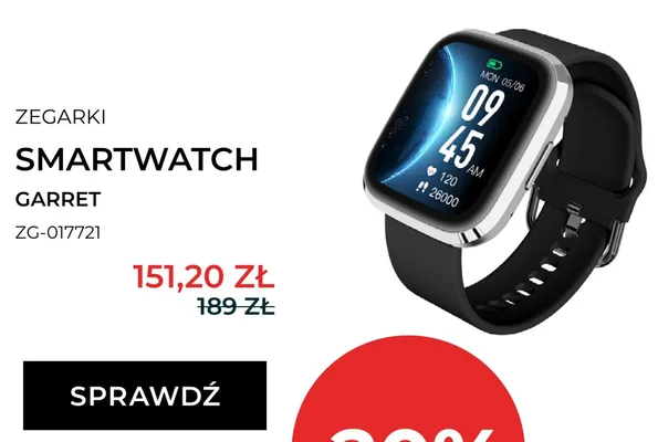 Smartwatch Garret ZG-017721 promocja w Briju