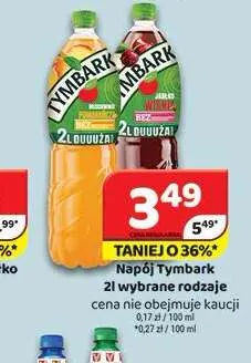 Napój Tymbark pomarańcza-brzoskwinia promocja w Delfin