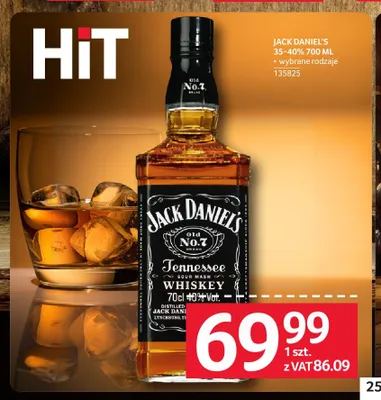 Whiskey Jack Daniel's No. 7 promocja w Selgros