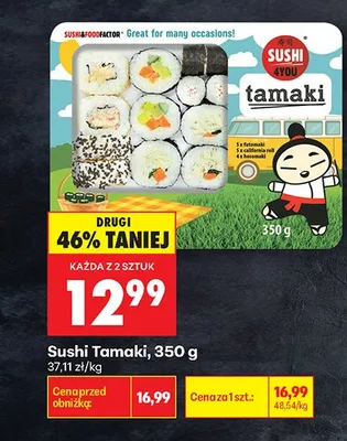 Sushi Sushi 4You Tamaki promocja w Biedronka