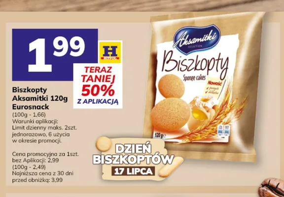 Biszkopty Aksamitki Eurosnack promocja w Hitpol