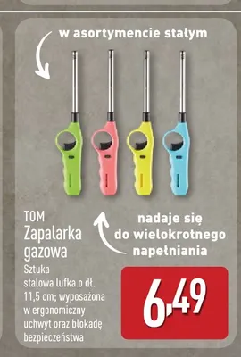 Zapalarka gazowa Tom promocja w Aldi