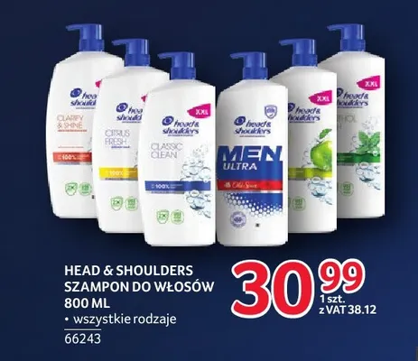 Szampon do włosów Head & Shoulders promocja w Selgros