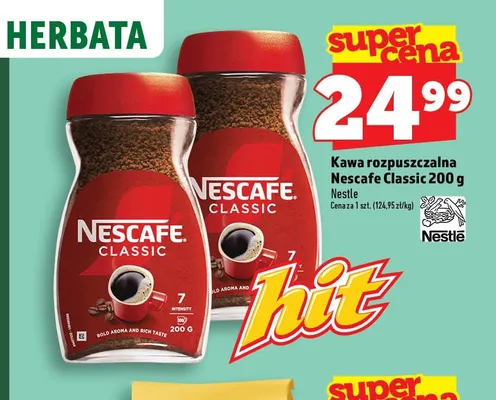 Kawa rozpuszczalna Nescafe Classic promocja w TOPAZ