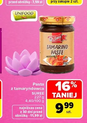 Pasta z tamaryndowca Suree promocja w Carrefour