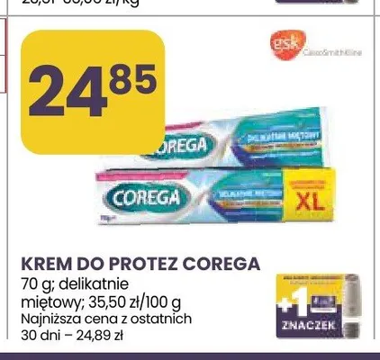 Krem do protez Corega promocja w Stokrotka