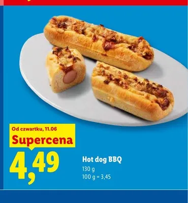Hot dog BBQ promocja w Lidl