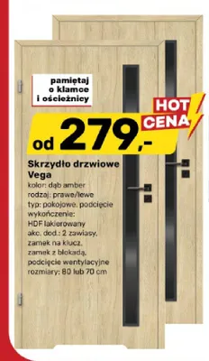 Skrzydło drzwiowe Vega promocja w Bricomarche
