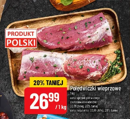 Polędwiczki wieprzowe promocja w POLOmarket