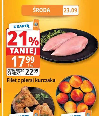 Filet z piersi kurczaka promocja w Leclerc