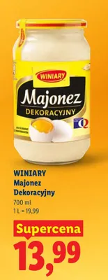 Majonez dekoracyjny Winiary promocja w Lidl