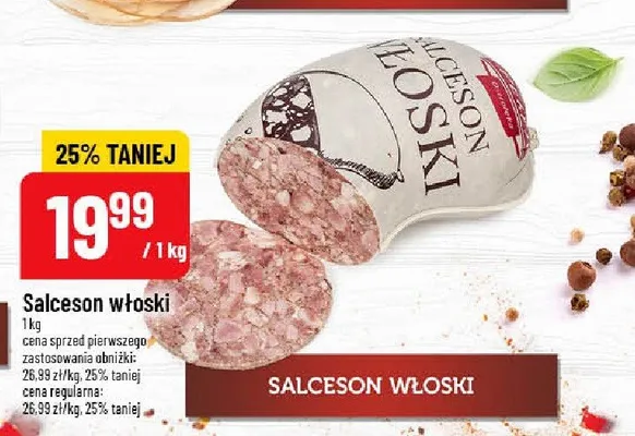 Salceson włoski Pekpol promocja w POLOmarket