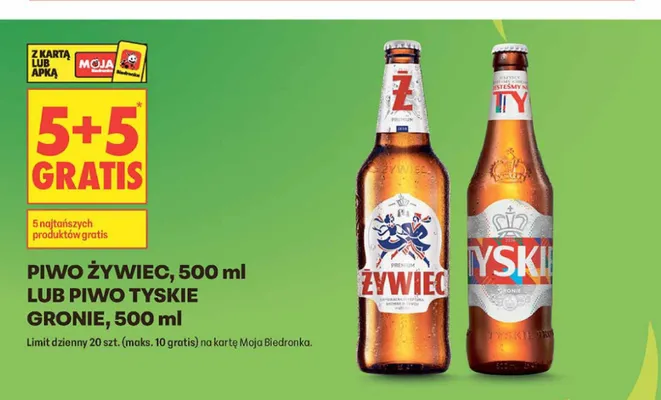 Piwo Żywiec Premium promocja w Biedronka