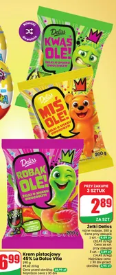 Żelki Deliss Miś Ole! promocja w Dino