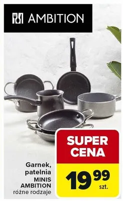 Garnek, patelnia, rondel różne rodzaje promocja w Carrefour