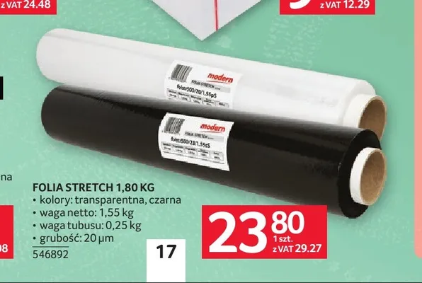 Folia stretch promocja w Selgros