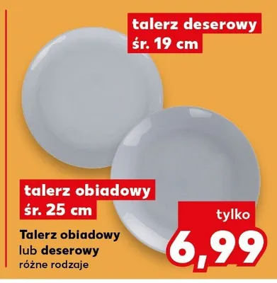 Talerz obiadowy promocja w Kaufland