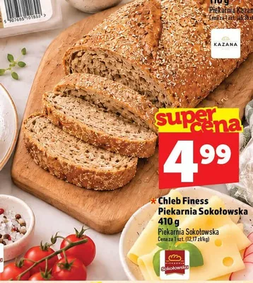 Chleb Finess Piekarnia Sokołowska promocja w TOPAZ