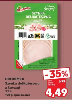 Szynka delikatesowa z kurcząt 5% tł. promocja w Kaufland