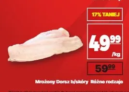 Mrożony dorsz bez skóry promocja w API Market