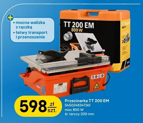 Przecinarka Norton Clipper TT 200 EM promocja w Castorama