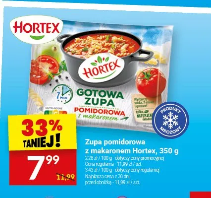 Zupa pomidorowa z makaronem Hortex promocja w Twój Market