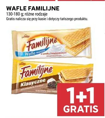 Wafle familijne różne rodzaje promocja w Stokrotka