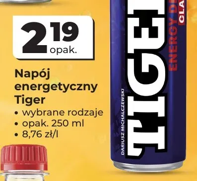 Napój energetyczny Tiger promocja w Odido