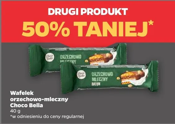 Wafelek orzechowo-mleczny promocja w Netto