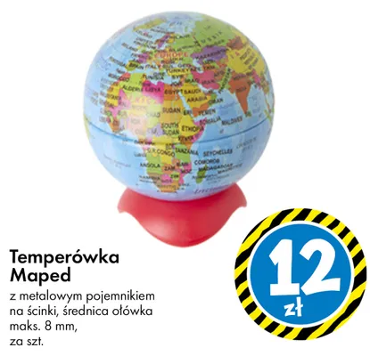 Temperówka Maped z metalowym pojemnikiem na ścinki promocja w Tedi
