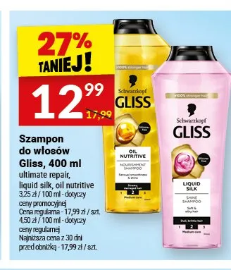 Szampon do włosów Gliss promocja w Twój Market