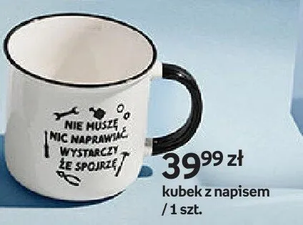 Kubek z napisem promocja w Empik