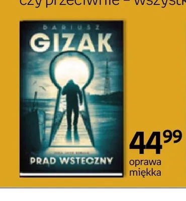 Książka Prąd wsteczny Dariusz Gizak promocja w Empik