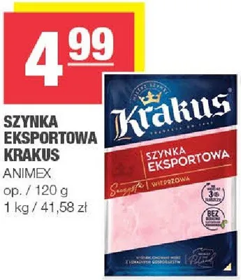 Szynka eksportowa Kralius promocja w SPAR