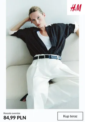 Koszula oversize H & M promocja w H&M