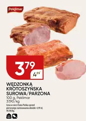 Wędzonka krotoszyńska surowa/parzona Peklimar promocja w Chata Polska