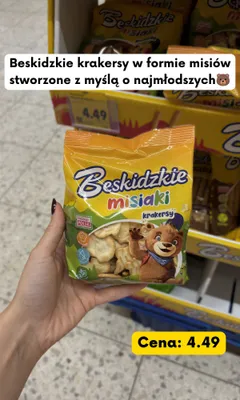 Krakersy Beskidzkie Misiaki promocja w Kaufland