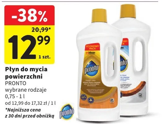 Płyn do mycia powierzchni promocja w Intermarche