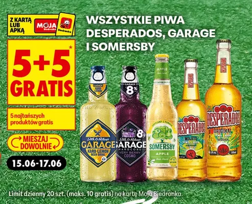 Piwo Somersby Apple promocja w Biedronka