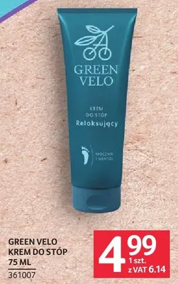 Krem do stóp GREEN VELO 75 ML promocja w Selgros