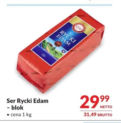 Ser Rycki Edam blok promocja w Makro