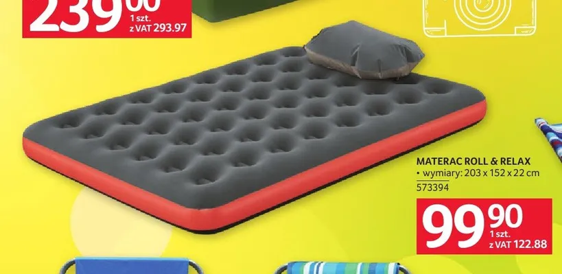 Materac Roll & Relax promocja w Selgros
