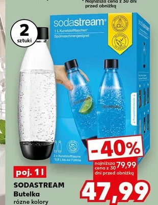 Butelka Sodastream 2-pak promocja w Kaufland