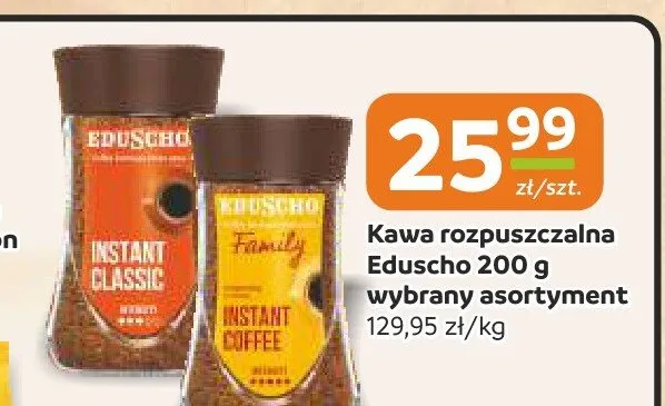Kawa rozpuszczalna Eduscho Instant Classic promocja w Gama